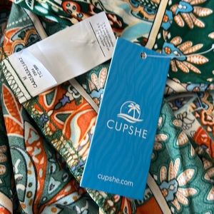 Floral Ornate Print Dress